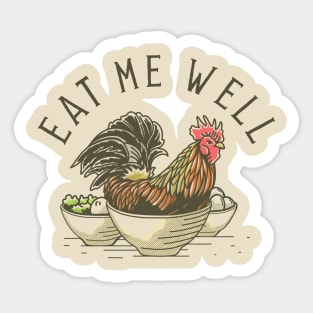 Eat Me Well Sticker